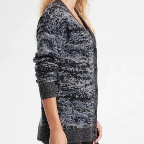Athleta Westlake Textured Cardigan, Fog Camo Cool - Picture 5 of 9